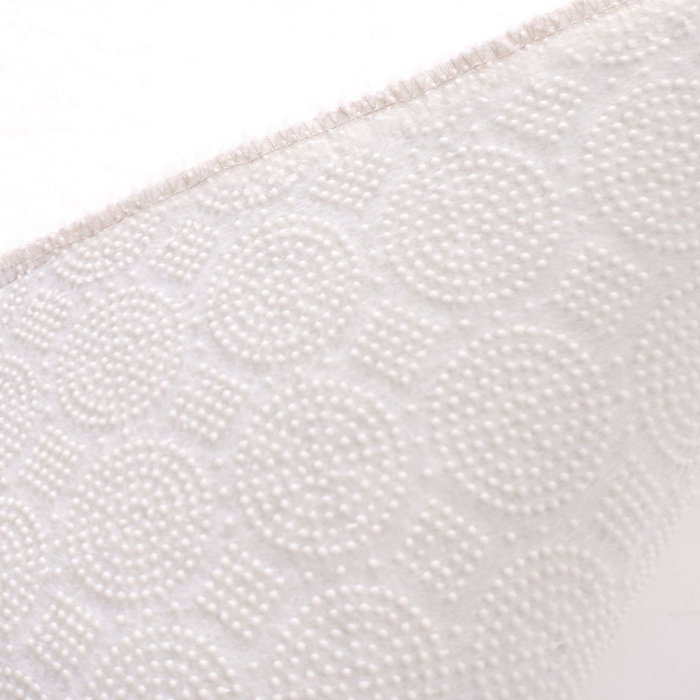 Mijölnir Alfombrilla de Baño Blanca 60 x 100 cm